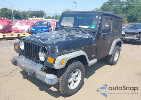 2001 Jeep Wrangler Se z USA, uszkodzony, nr VIN 1J4FA29P41P303563